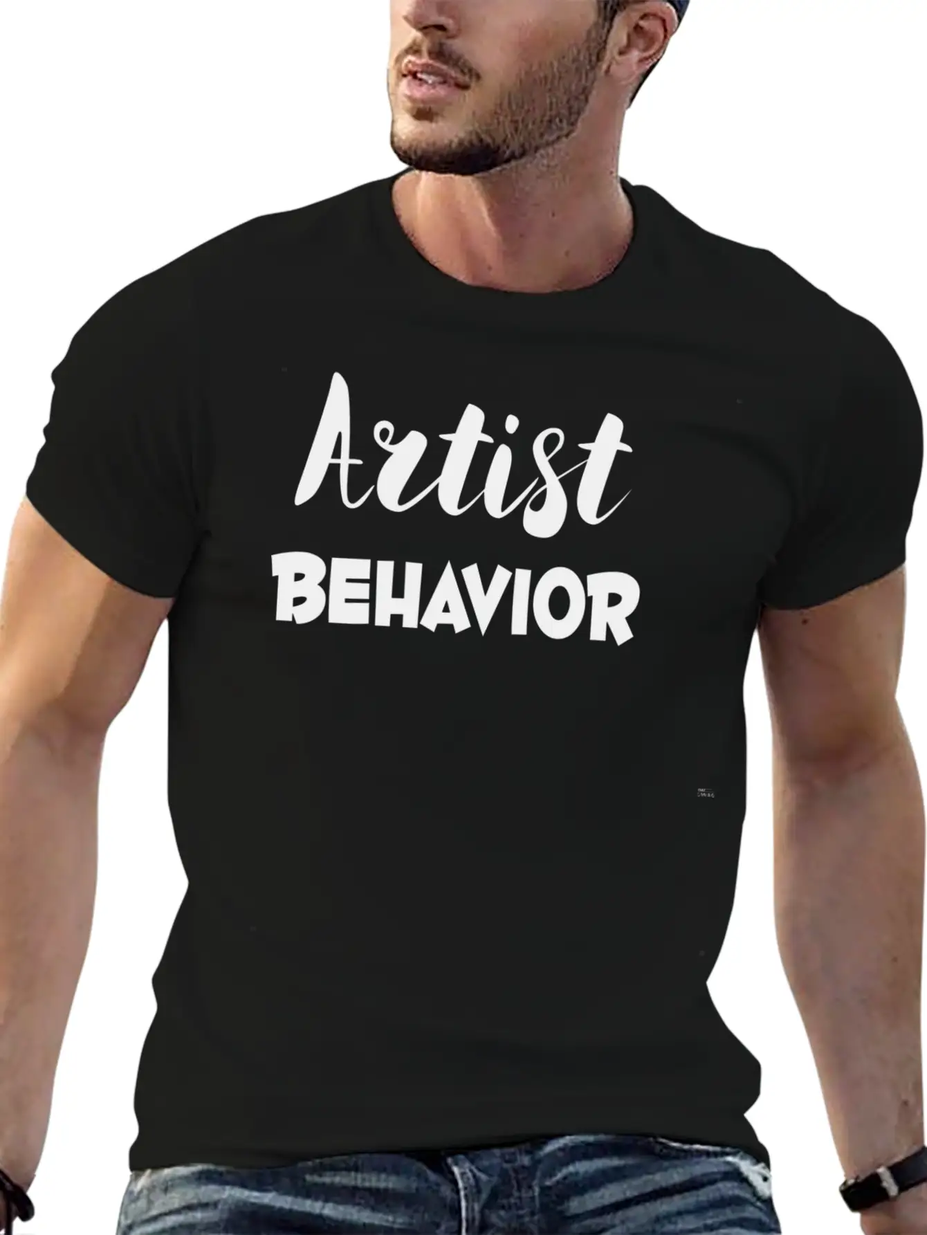 Artist Behavior Lightweight Cotton T-Shirt – Daily Comfort Graphic Shirt
