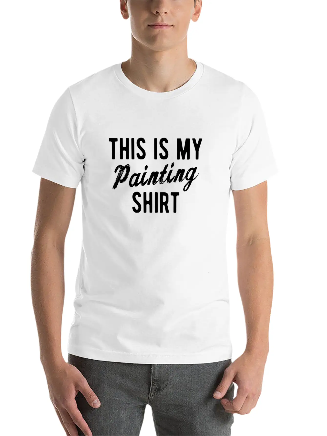 Artist Painting Painter Art Paint Art Teacher Gift Basic Graphic T-Shirt – Daily Comfort In Soft Cotton