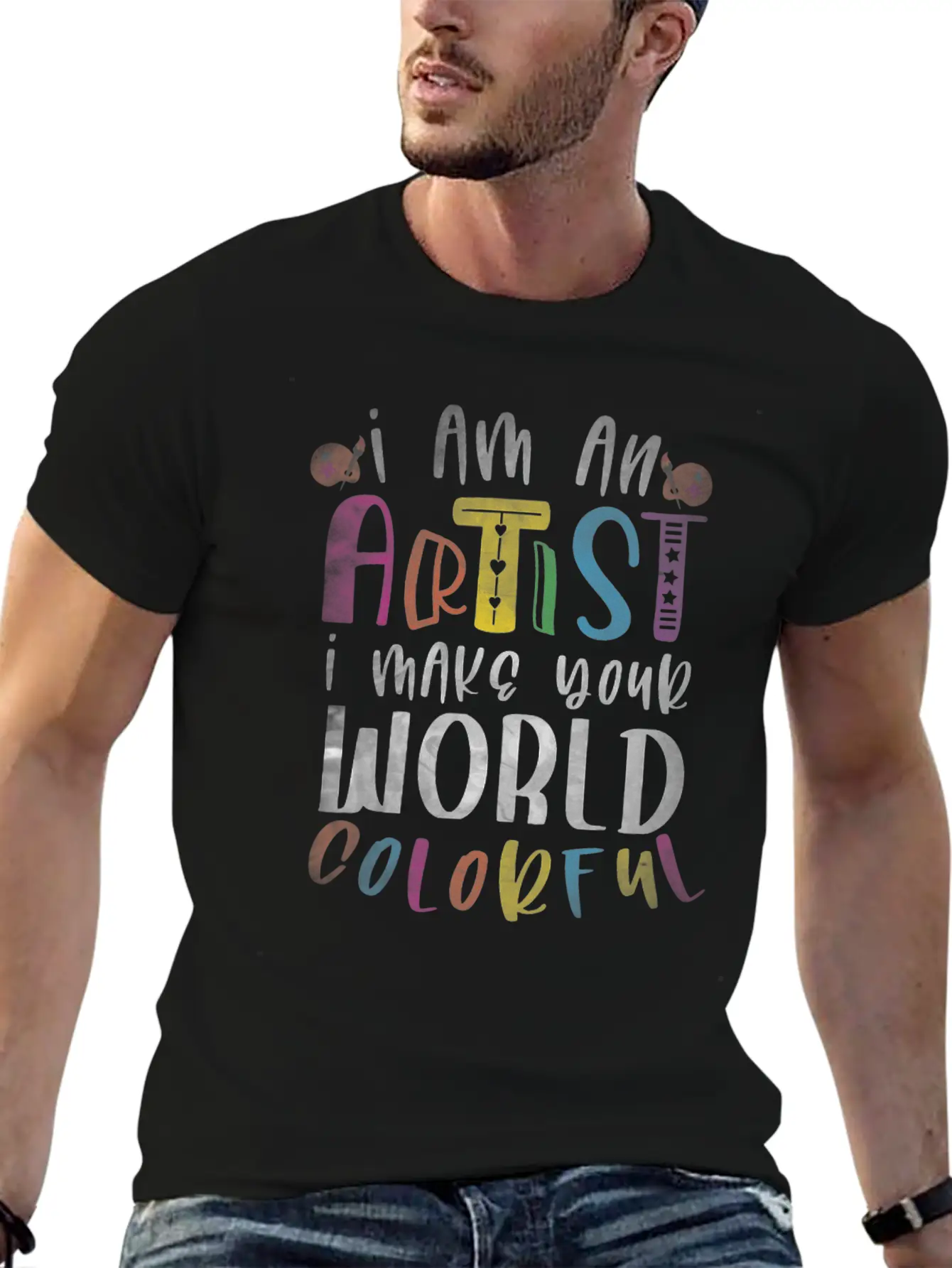Artist Painting Painter Art Paint Art Teacher Unisex Casual T-Shirt – Clean Design For Daily Comfort