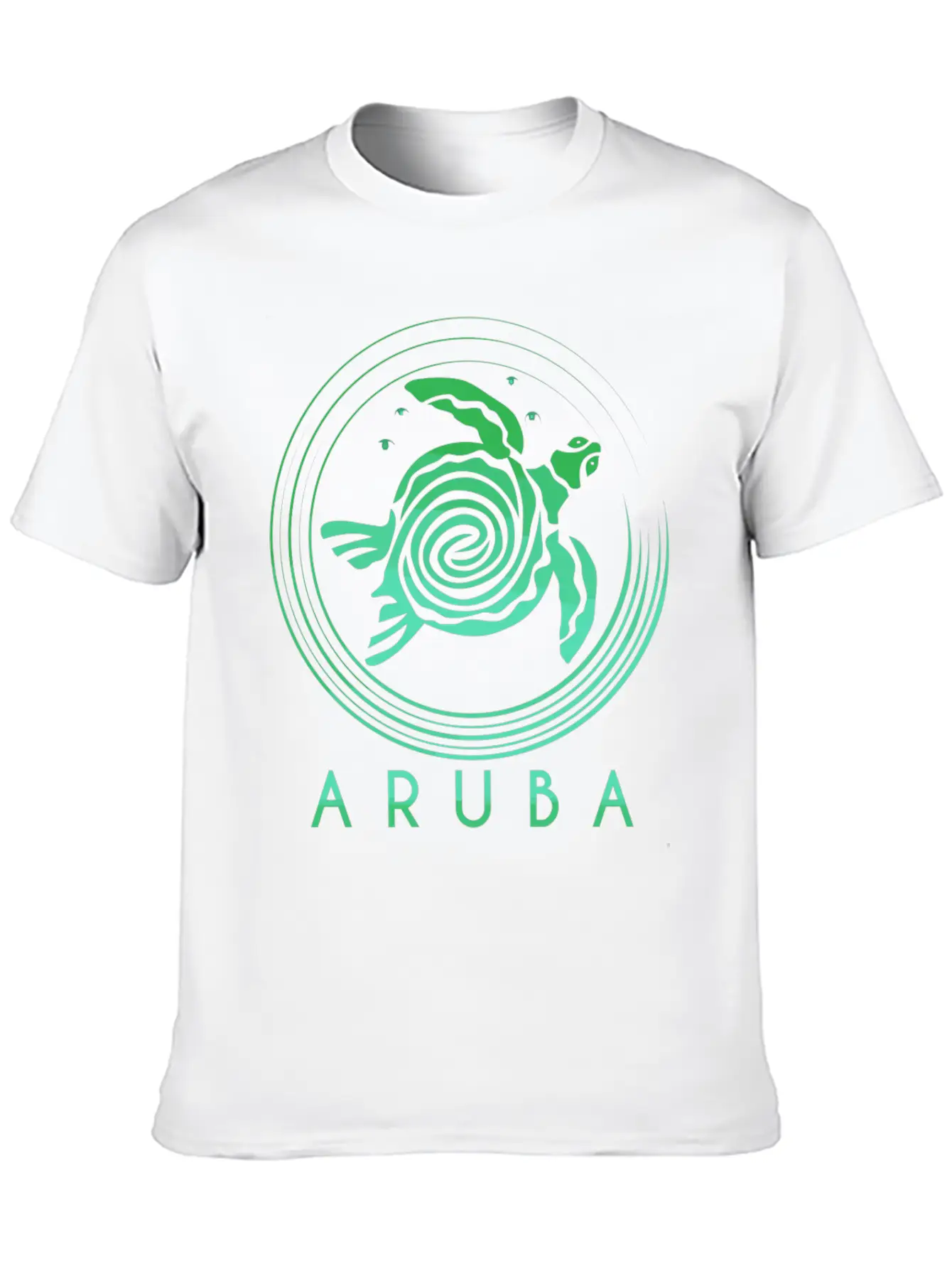 Aruba Tribal Turtle Classic Fit Graphic Tee For Daily Comfort – Unisex Cotton Shirt