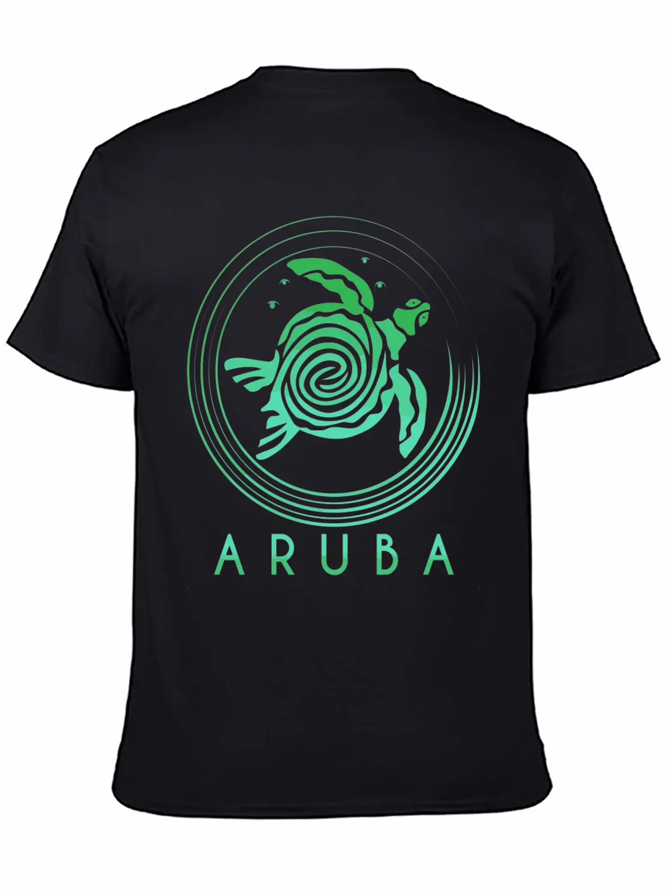 Aruba Tribal Turtle Classic Fit Graphic Tee For Daily Comfort – Unisex Cotton Shirt