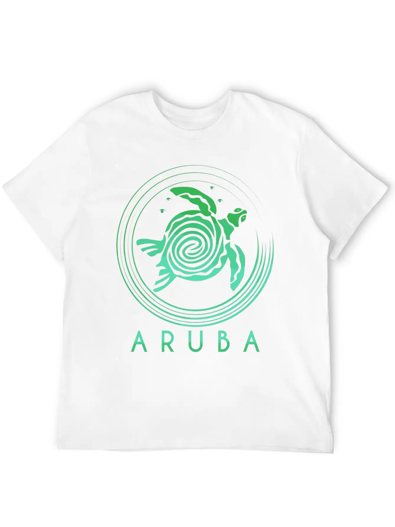 Aruba Tribal Turtle Classic Fit Graphic Tee For Daily Comfort – Unisex Cotton Shirt