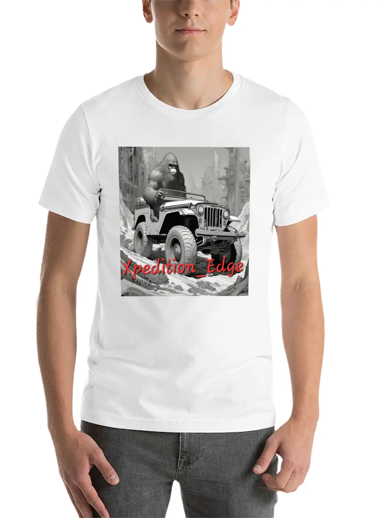 Ash Forest Sasquatch Unisex Casual T-Shirt – Clean Design For Daily Comfort
