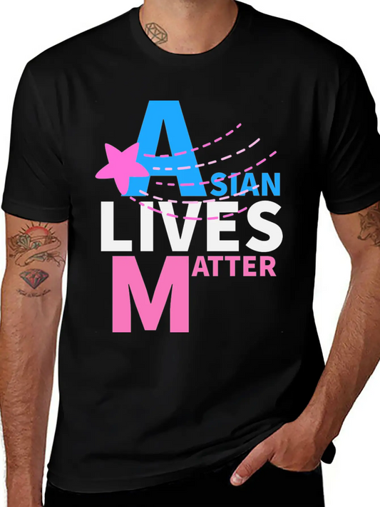 Asian Americain Unisex Casual T-Shirt – Clean Design For Daily Comfort