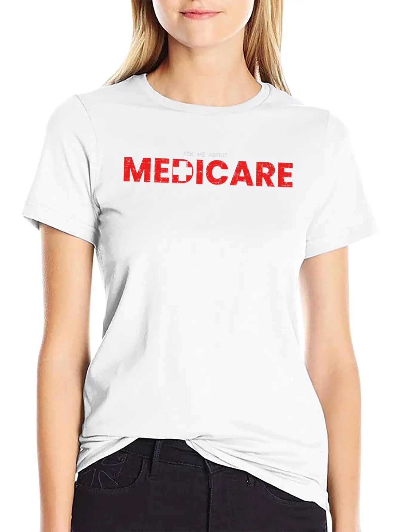 Ask Me About Medicare Essential Cotton Tee For Daily Outfits – Unisex Style