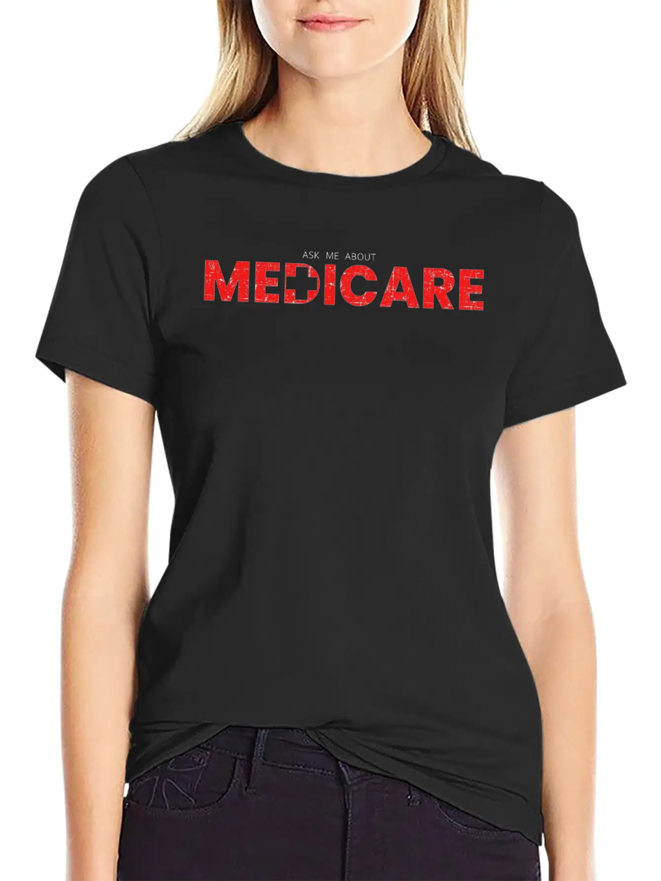 Ask Me About Medicare Essential Cotton Tee For Daily Outfits – Unisex Style