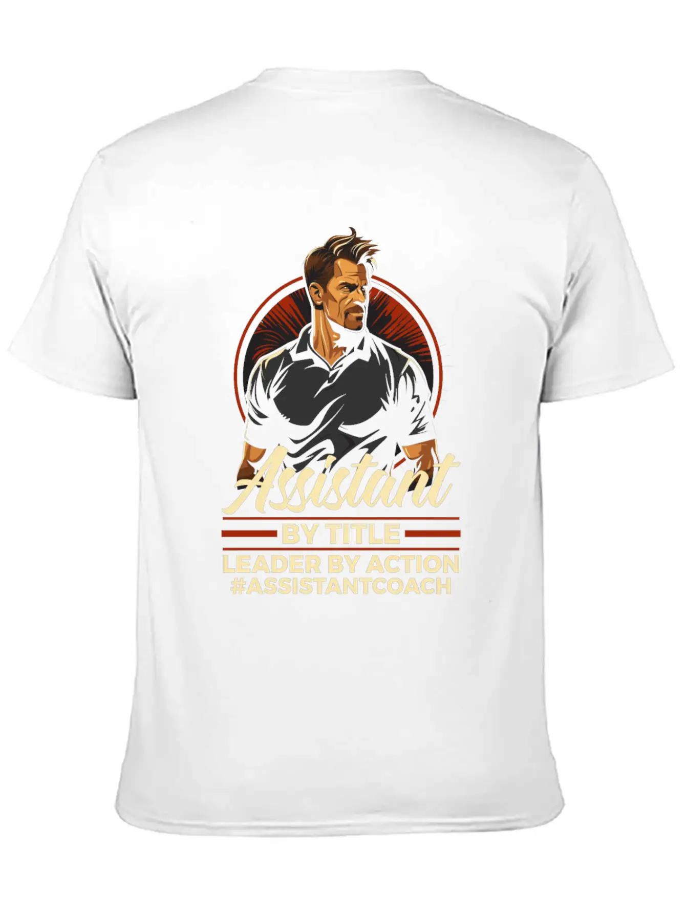 Assistant Coach Sport Trainer Team Coaching Modern Fit Casual T-Shirt – Clean And Versatile Design