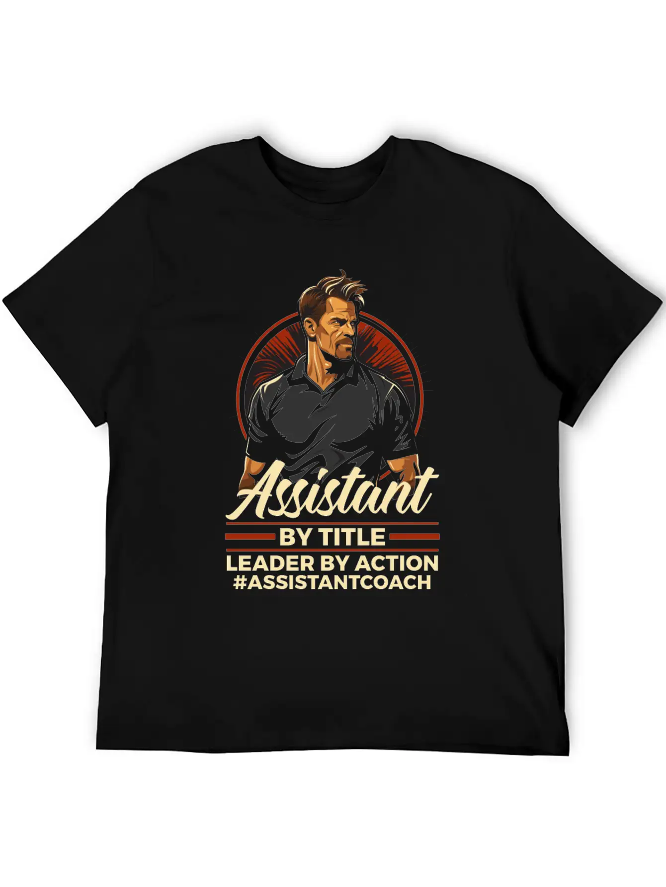 Assistant Coach Sport Trainer Team Coaching Modern Fit Casual T-Shirt – Clean And Versatile Design