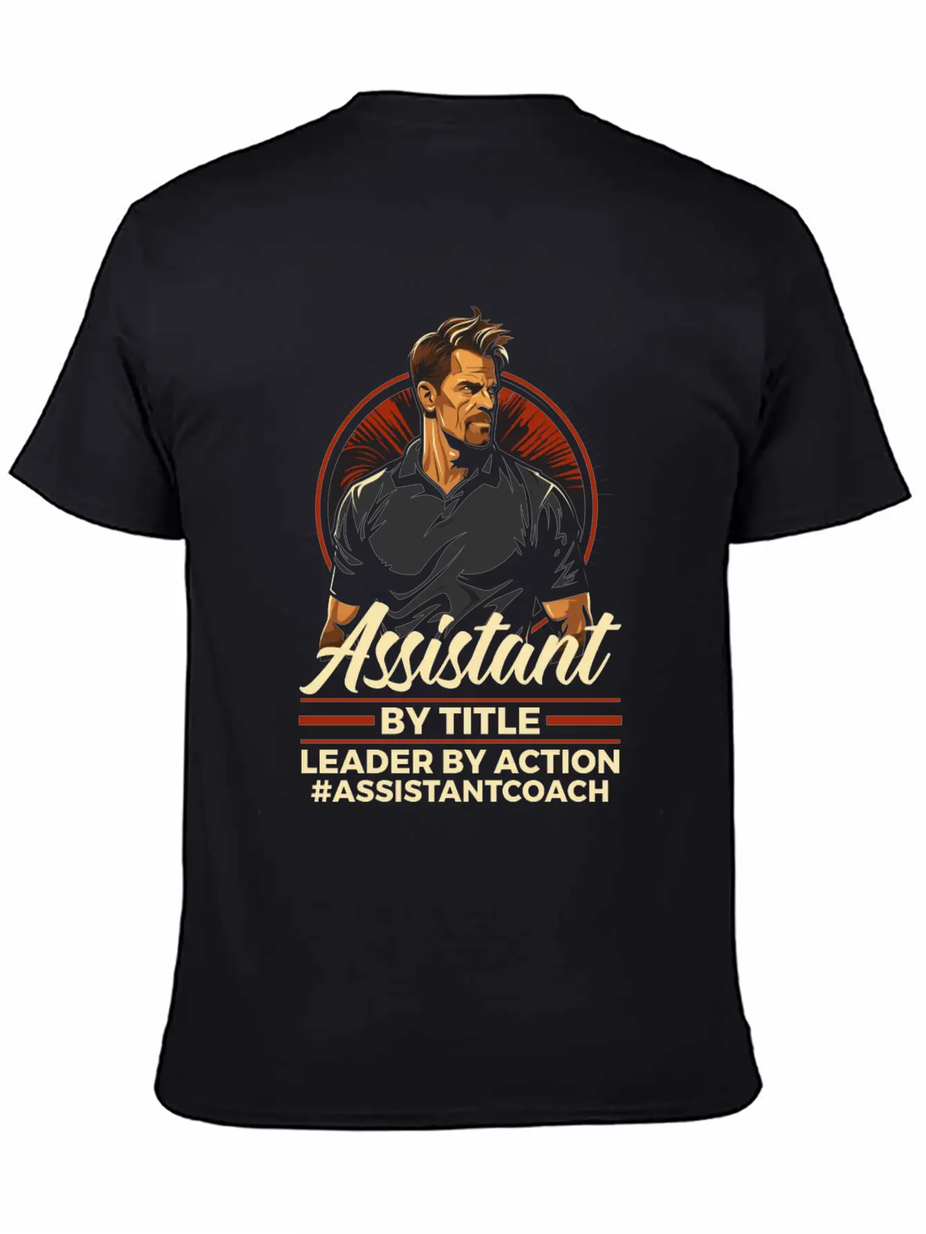Assistant Coach Sport Trainer Team Coaching Modern Fit Casual T-Shirt – Clean And Versatile Design