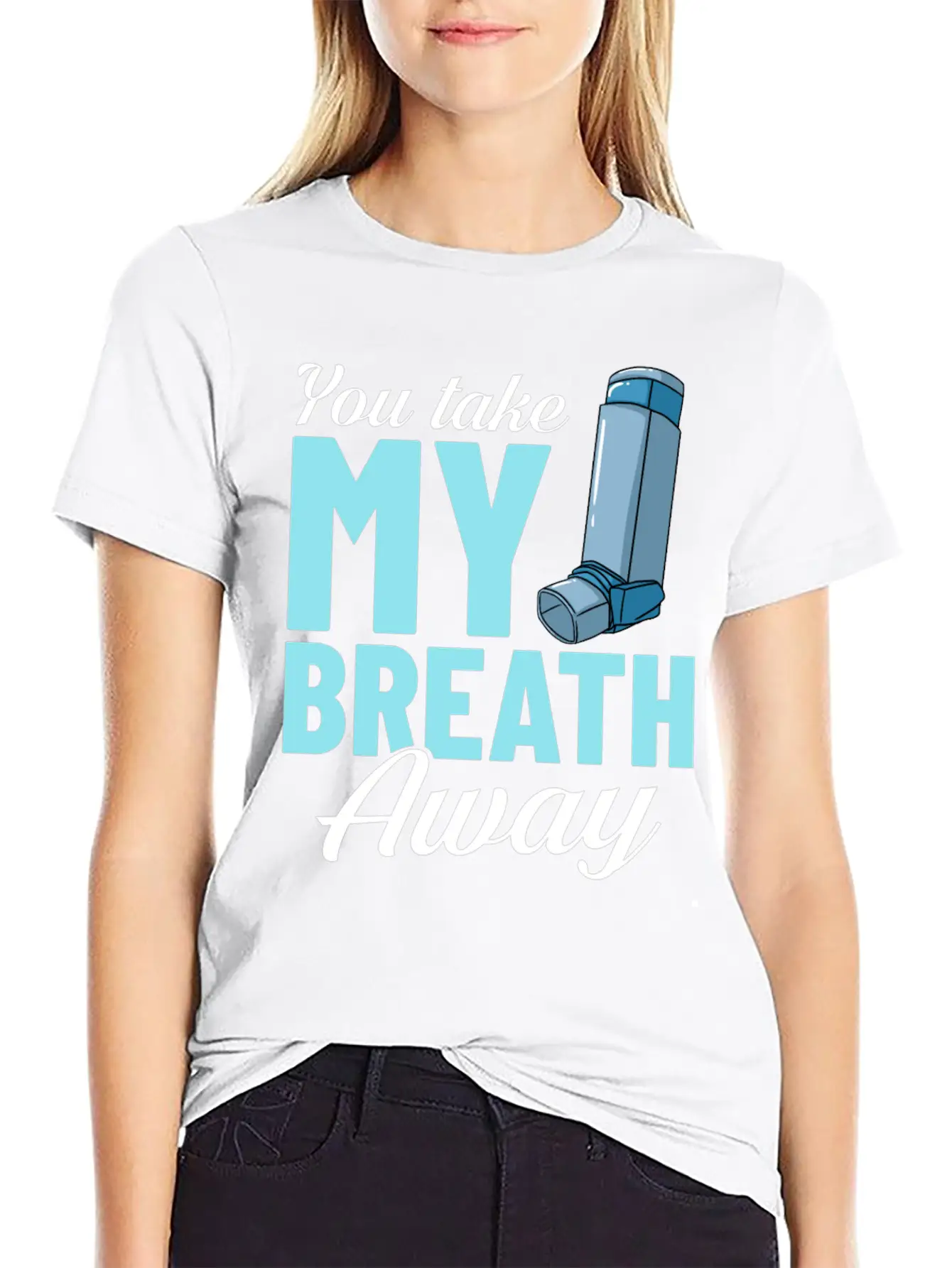 Asthma Inhaler Pump Medicine Treatment Asthmatic Unisex Casual T-Shirt – Clean Design For Daily Comfort