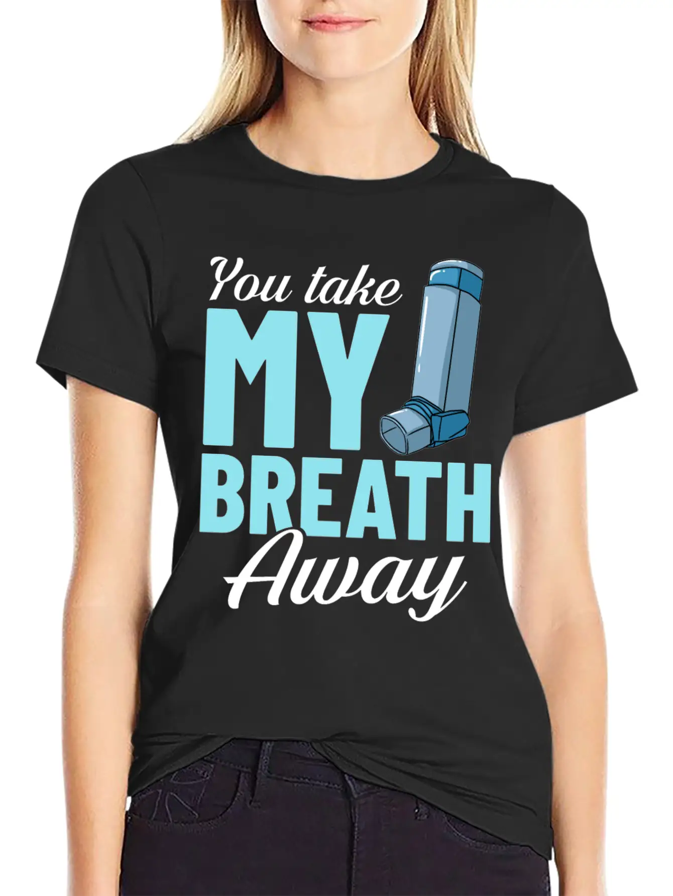 Asthma Inhaler Pump Medicine Treatment Asthmatic Unisex Casual T-Shirt – Clean Design For Daily Comfort