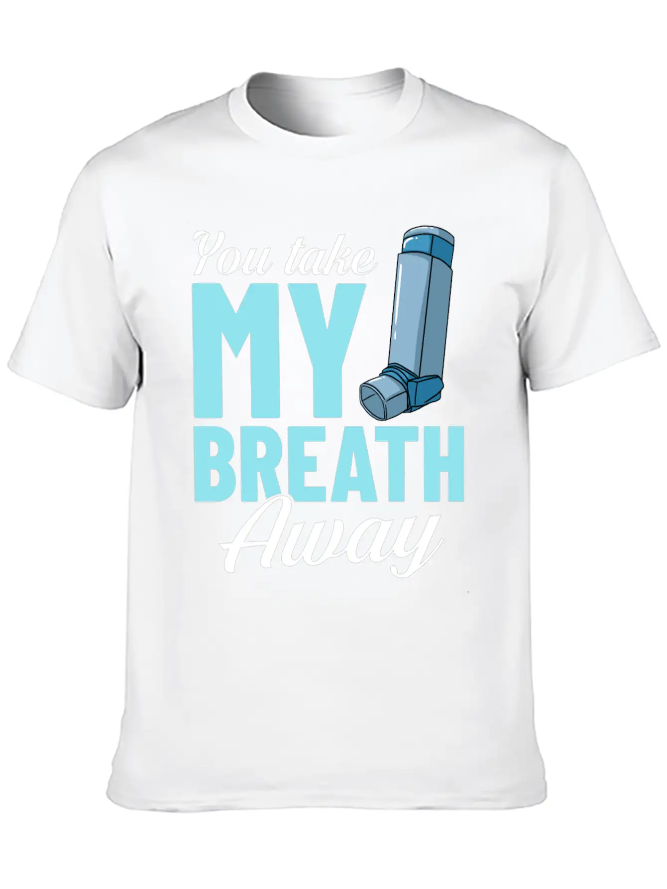 Asthma Inhaler Pump Medicine Treatment Asthmatic Unisex Casual T-Shirt – Clean Design For Daily Comfort