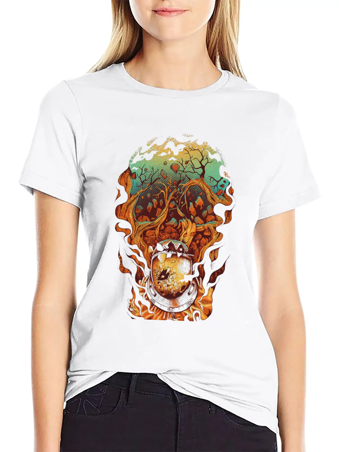 Astro Environment Unisex Casual T-Shirt – Clean Design For Daily Comfort