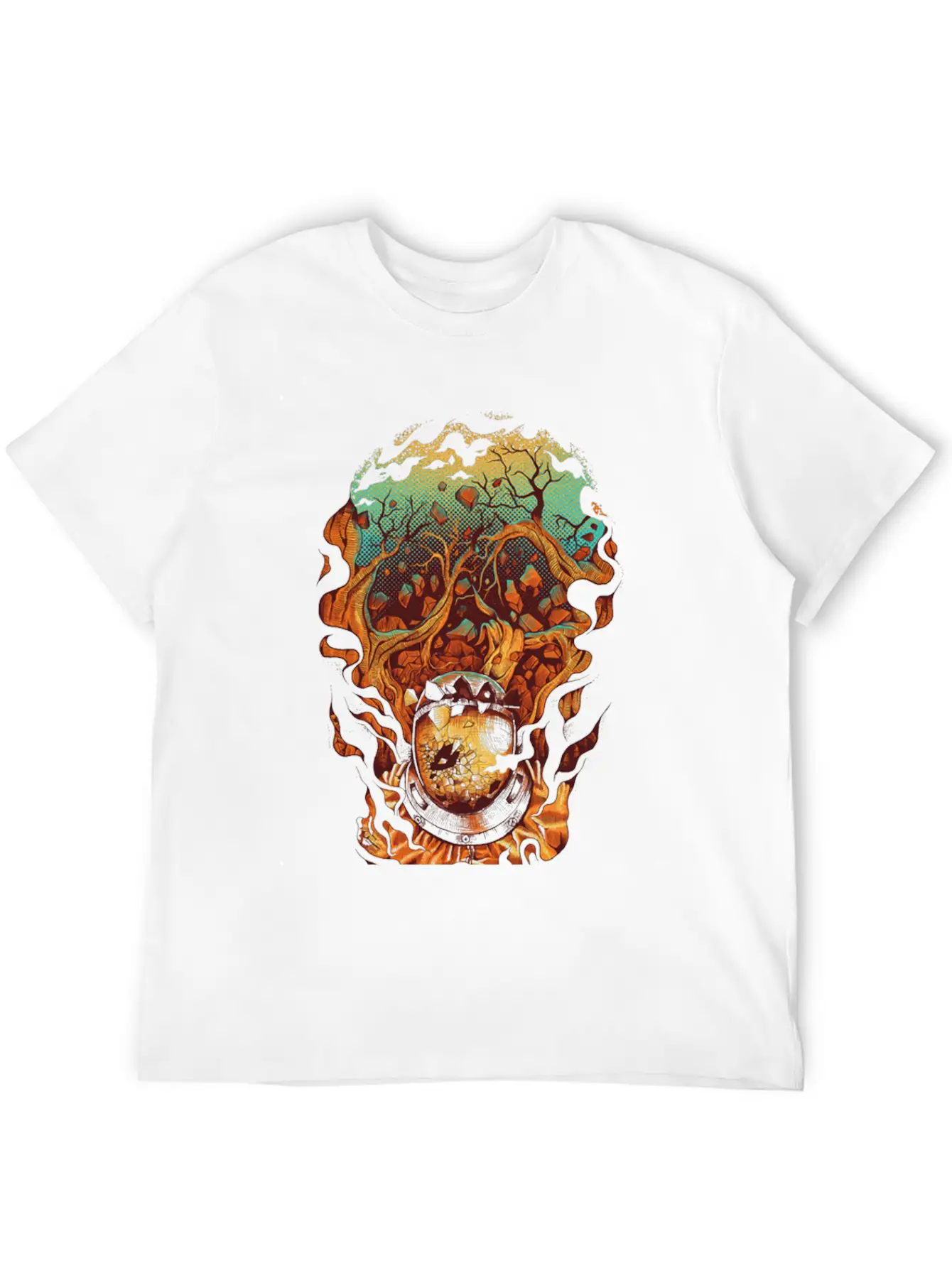 Astro Environment Unisex Casual T-Shirt – Clean Design For Daily Comfort