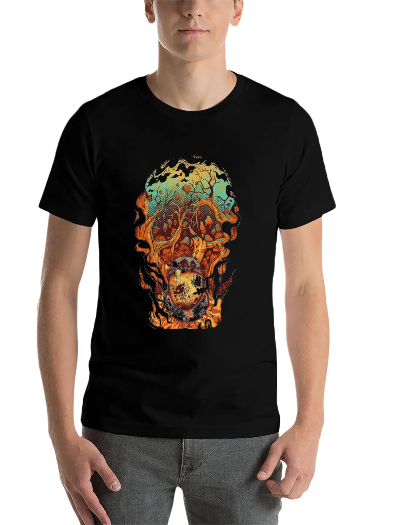 Astro Environment Unisex Casual T-Shirt – Clean Design For Daily Comfort