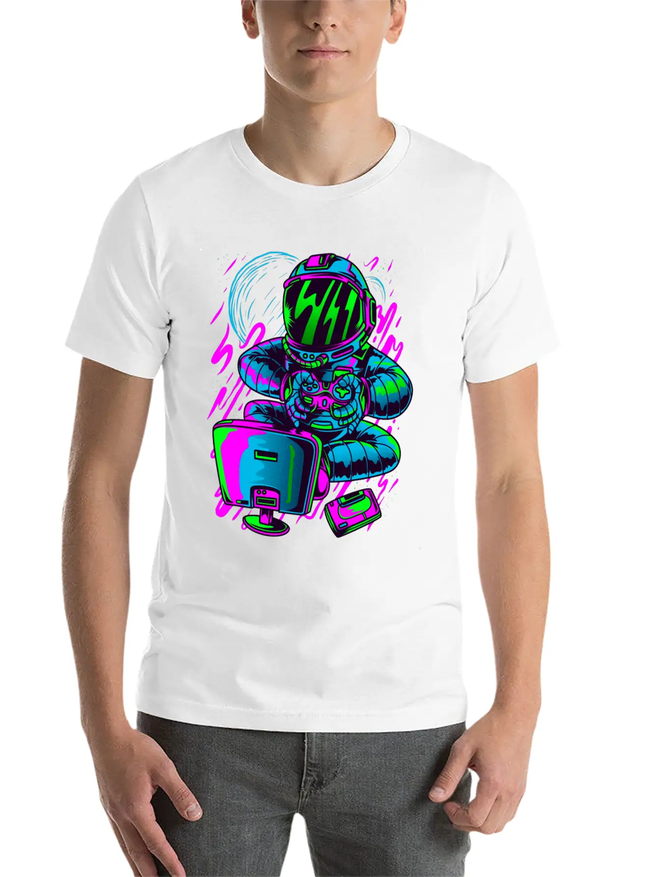 Astrogamer Unisex Casual T-Shirt – Clean Design For Daily Comfort