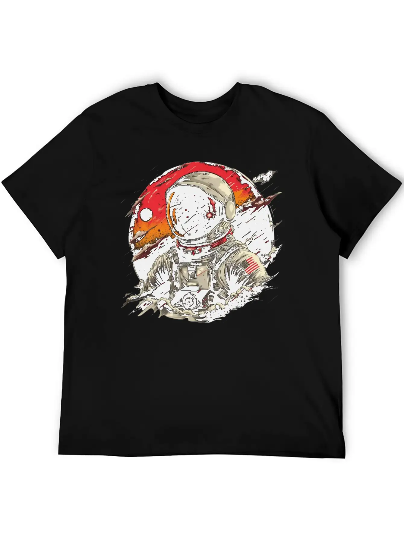 Astronaut Adventure - Explore The Cosmos Unisex Casual T-Shirt – Clean Design For Daily Comfort