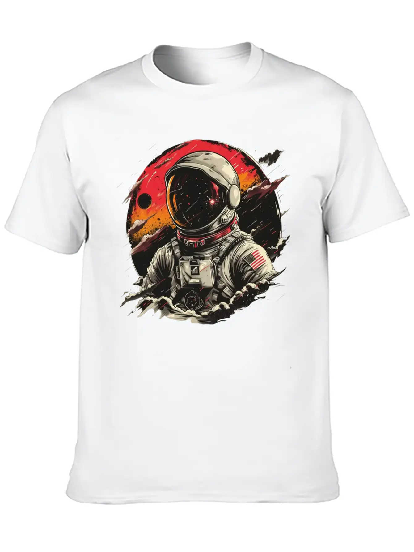 Astronaut Adventure - Explore The Cosmos Unisex Casual T-Shirt – Clean Design For Daily Comfort