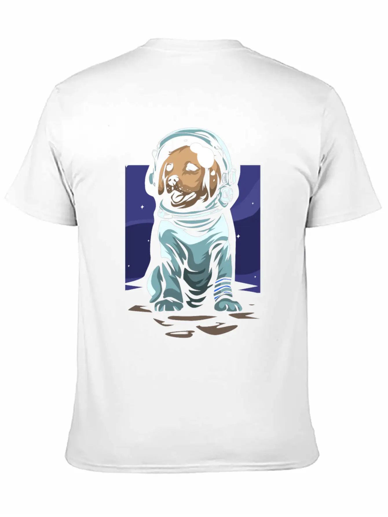 Astronaut Dog Basic Graphic T-Shirt – Daily Comfort In Soft Cotton