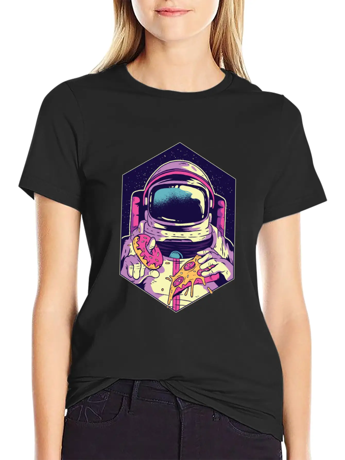 Astronaut Food Modern Fit Casual T-Shirt – Clean And Versatile Design