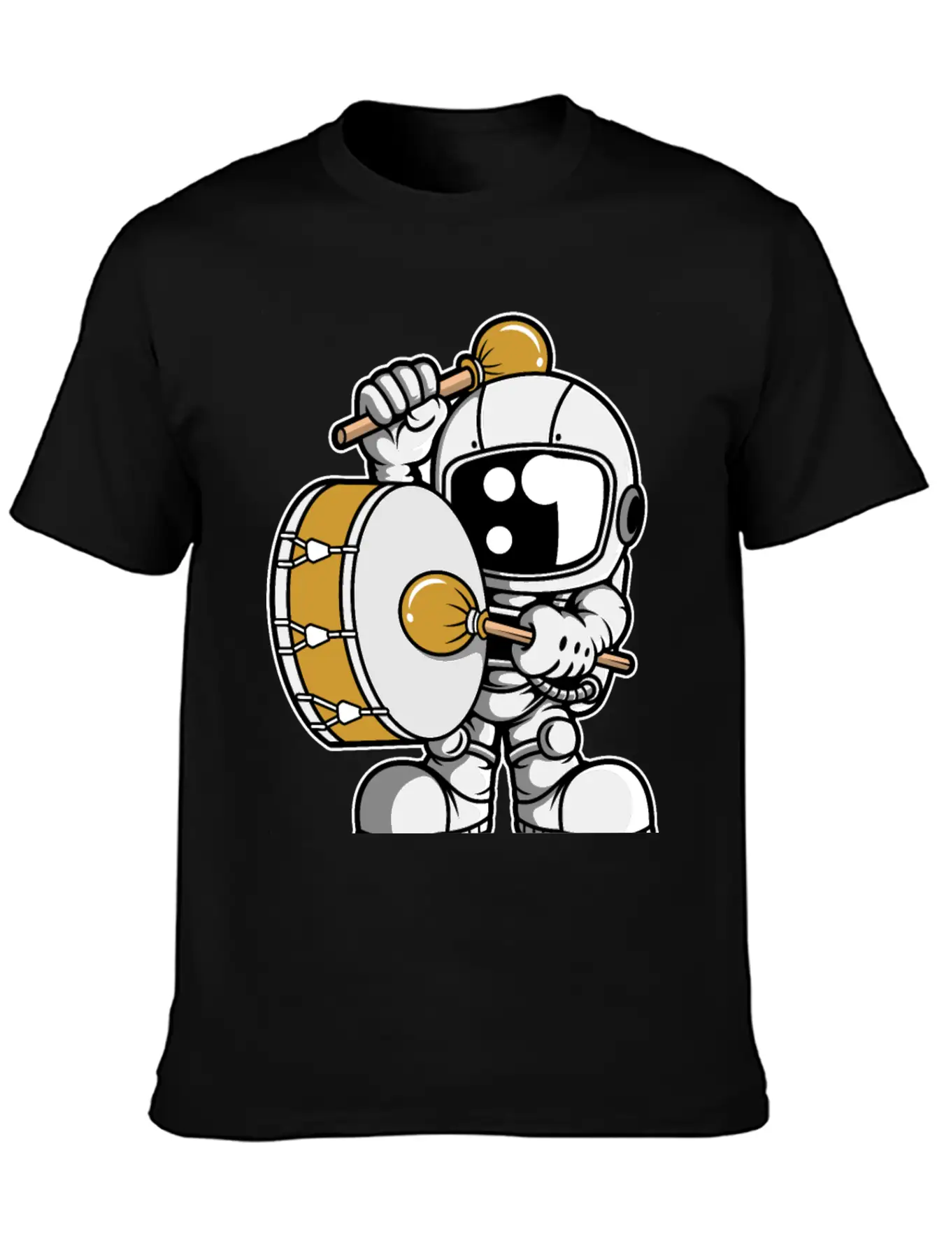 Astronaut Marching Band Relaxed Everyday Tee – Lightweight And Durable Cotton