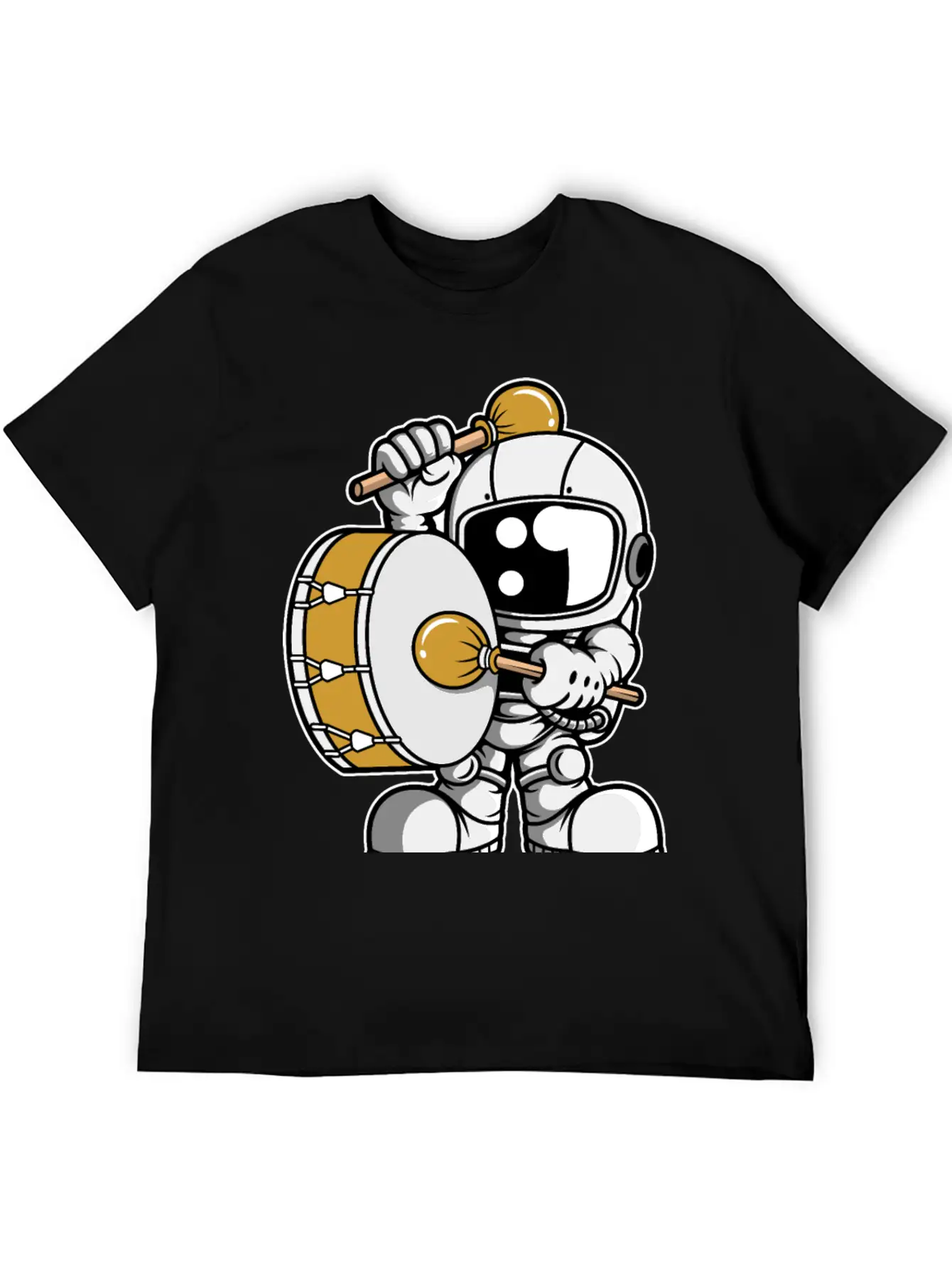 Astronaut Marching Band Relaxed Everyday Tee – Lightweight And Durable Cotton
