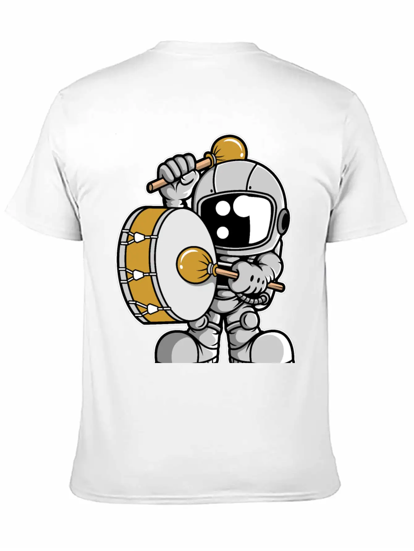 Astronaut Marching Band Relaxed Everyday Tee – Lightweight And Durable Cotton