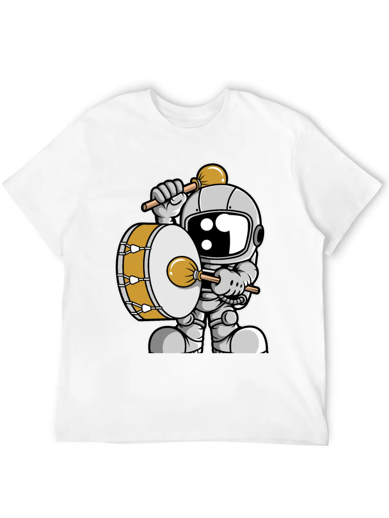 Astronaut Marching Band Relaxed Everyday Tee – Lightweight And Durable Cotton