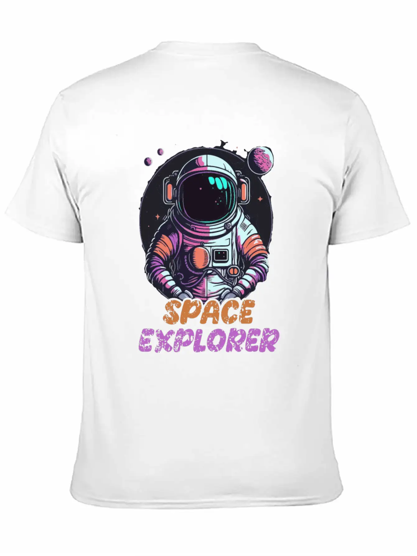 Astronaut Space Explorer Basic Graphic T-Shirt – Daily Comfort In Soft Cotton
