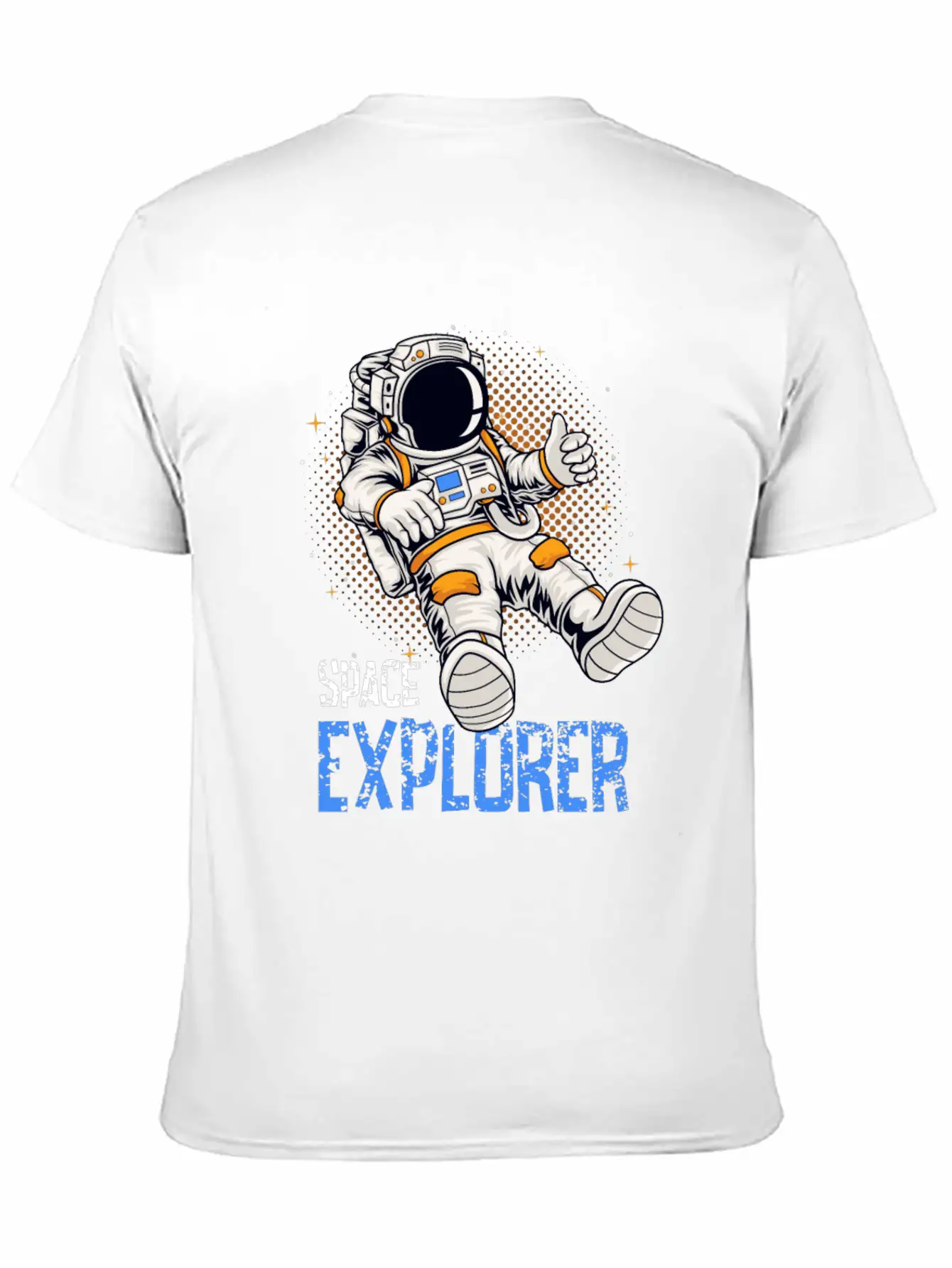 Astronaut Space Explorer Lightweight Cotton T-Shirt – Daily Comfort Graphic Shirt
