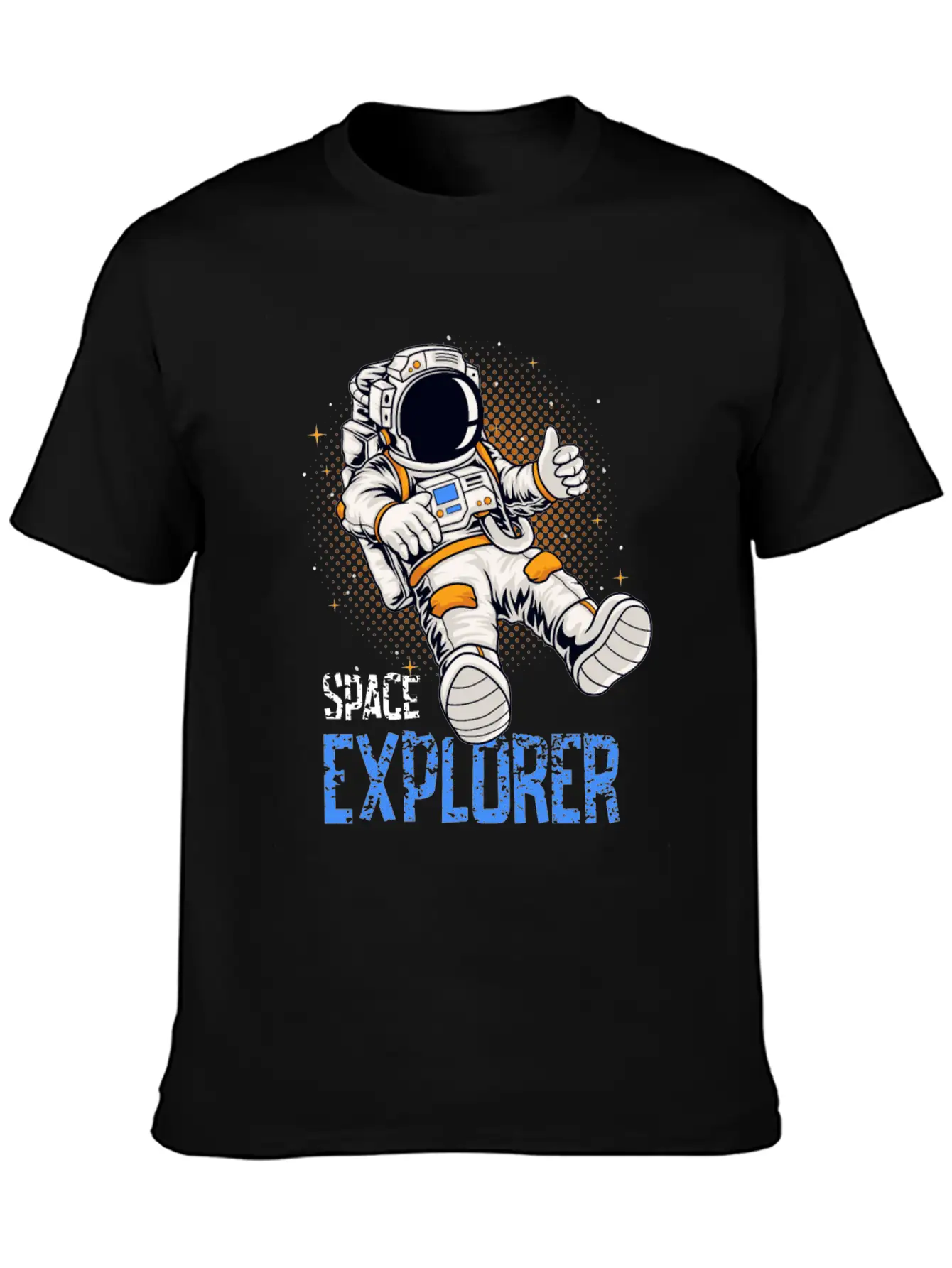 Astronaut Space Explorer Lightweight Cotton T-Shirt – Daily Comfort Graphic Shirt
