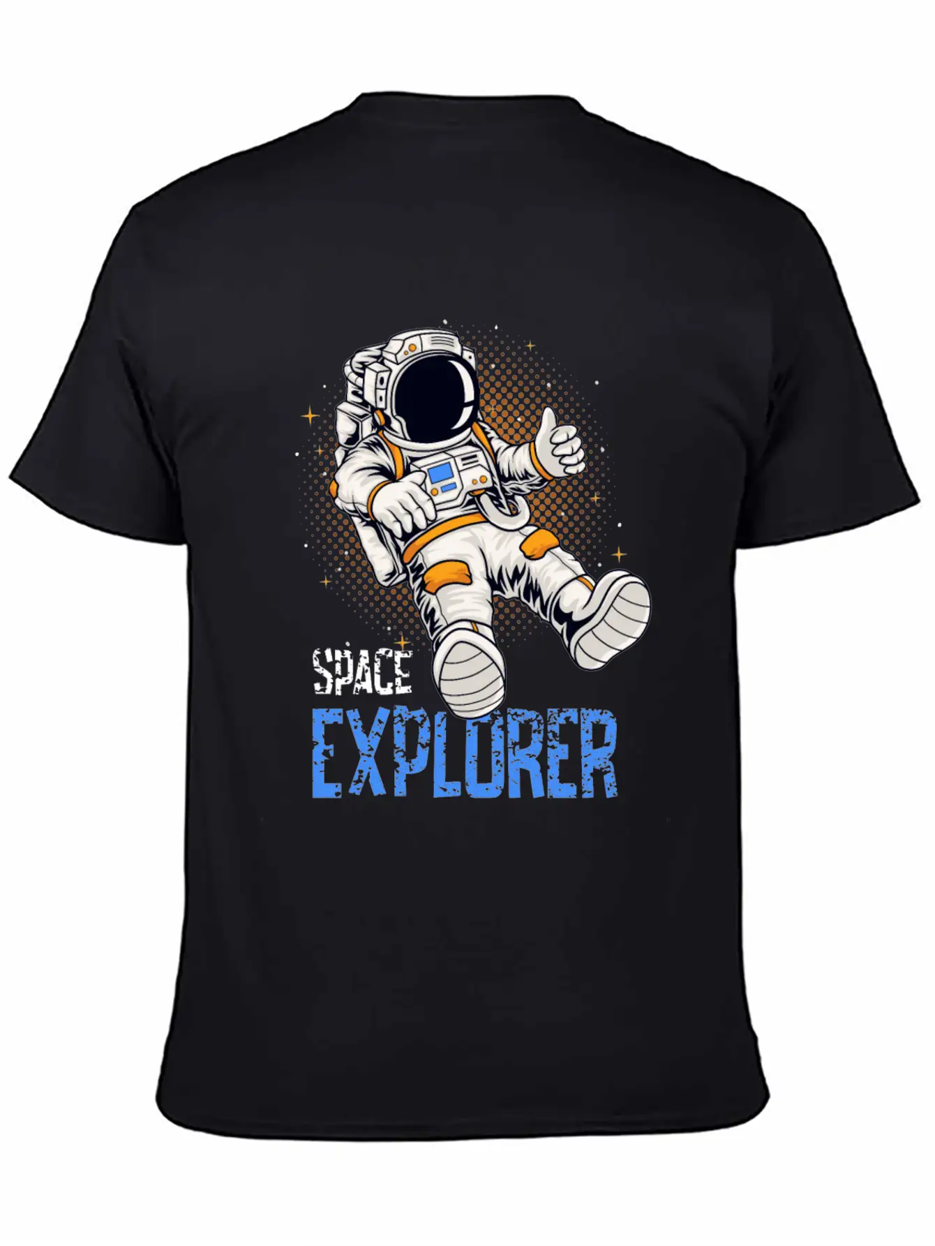Astronaut Space Explorer Lightweight Cotton T-Shirt – Daily Comfort Graphic Shirt