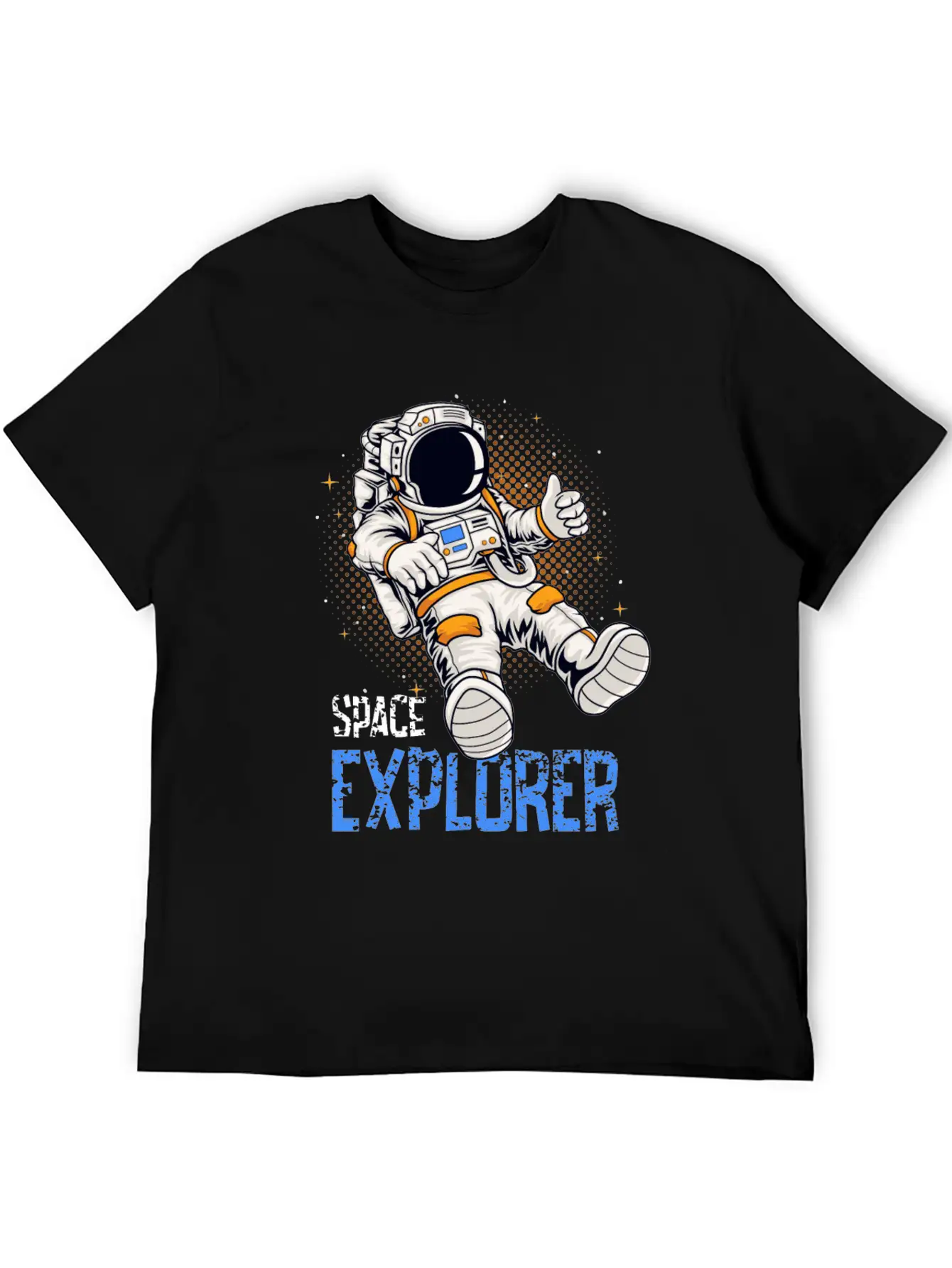 Astronaut Space Explorer Lightweight Cotton T-Shirt – Daily Comfort Graphic Shirt