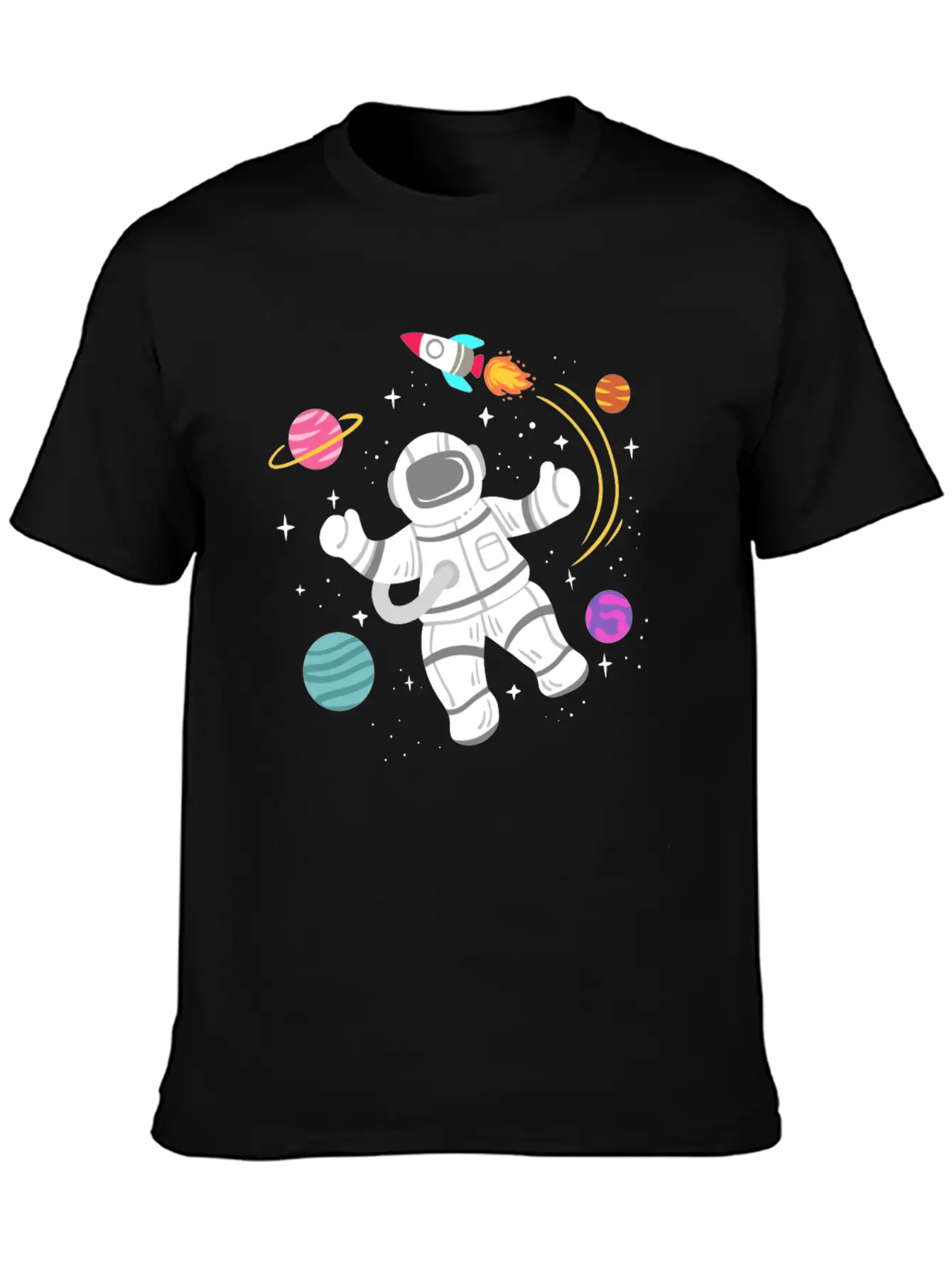 Astronaut Space Modern Fit Casual T-Shirt ��� Clean And Versatile Design