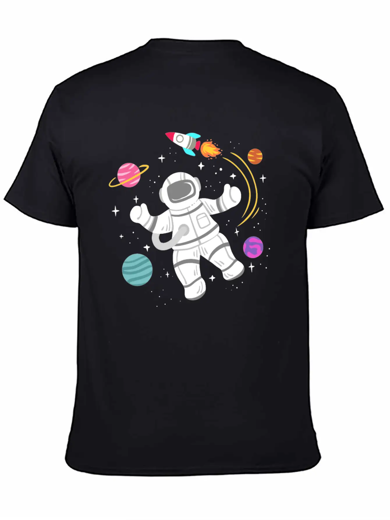 Astronaut Space Modern Fit Casual T-Shirt ��� Clean And Versatile Design
