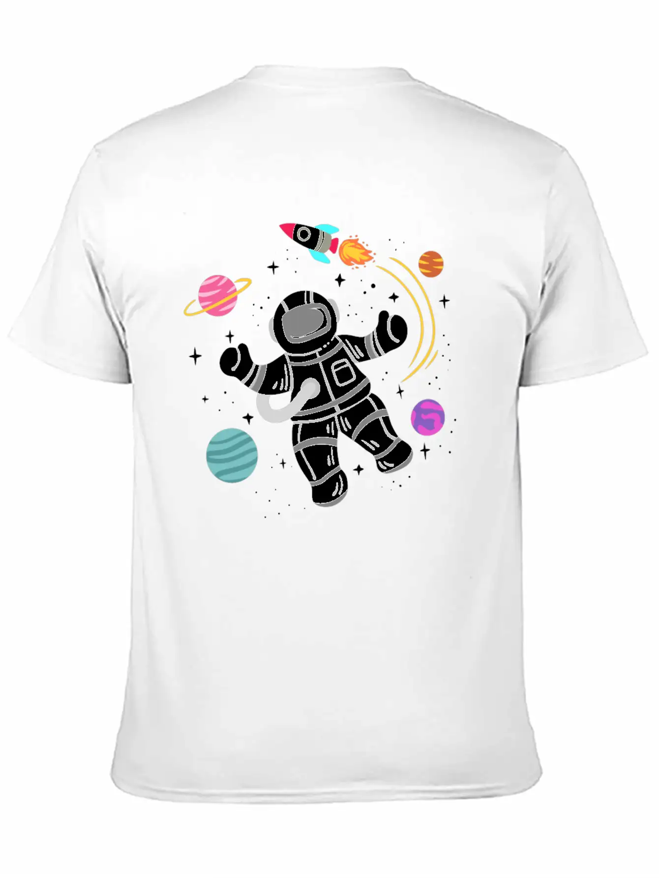 Astronaut Space Modern Fit Casual T-Shirt ��� Clean And Versatile Design