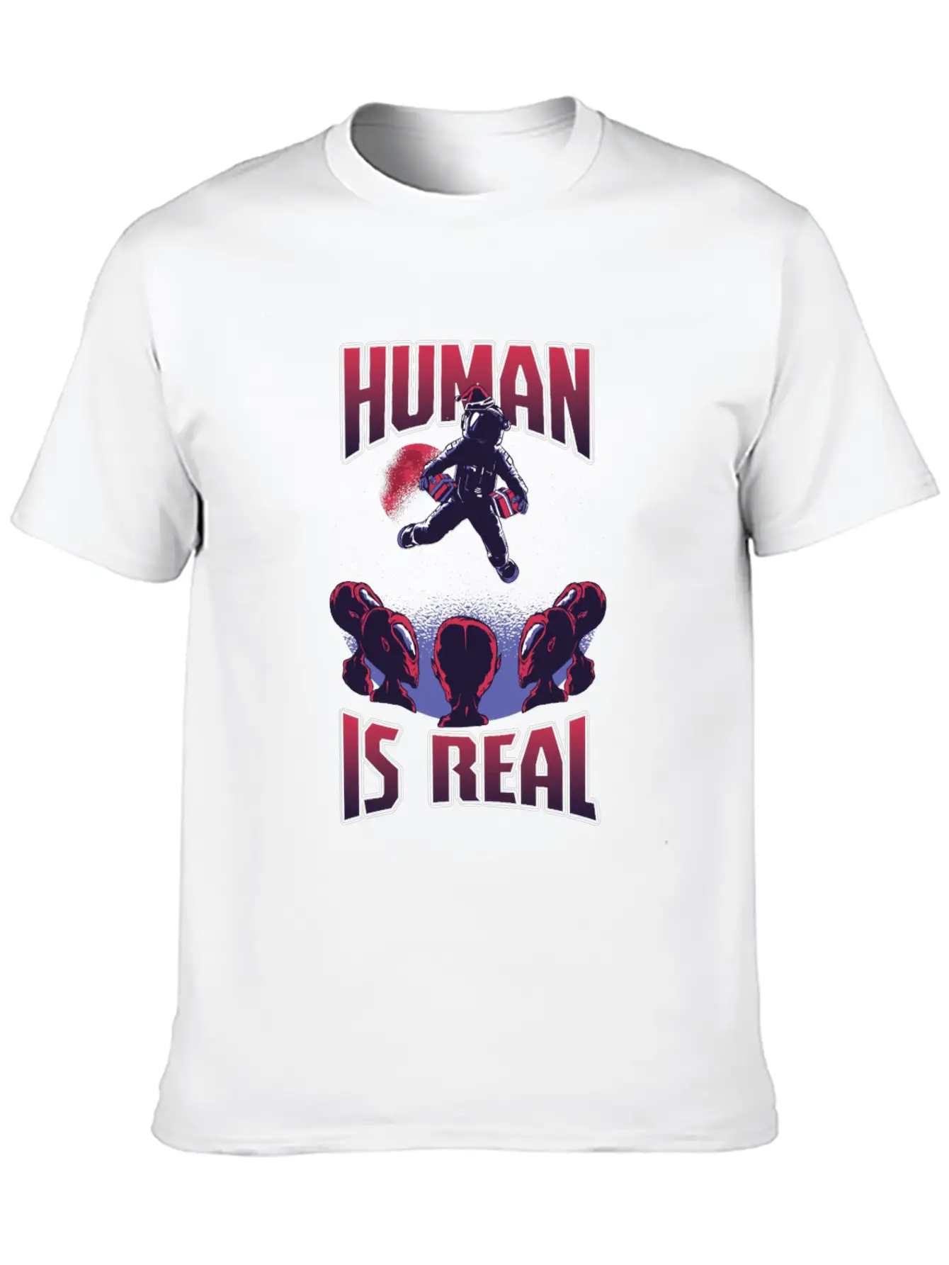 Astronauts Scientist Galaxy Planets Gifts Human Lightweight Cotton T-Shirt – Daily Comfort Graphic Shirt
