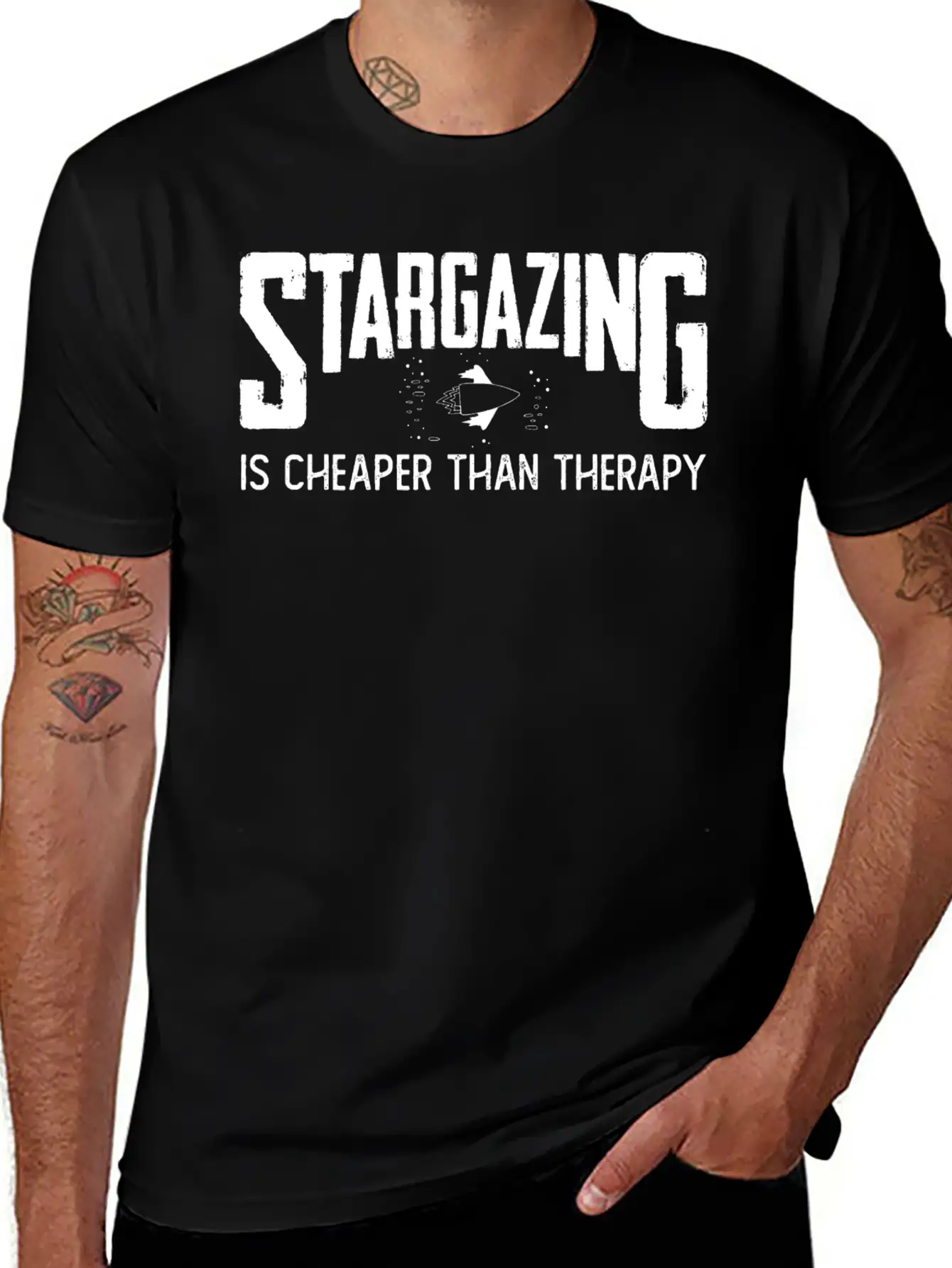 Astronomer Joke Astronomy Stargazing Stargazer Relaxed Everyday Tee – Lightweight And Durable Cotton