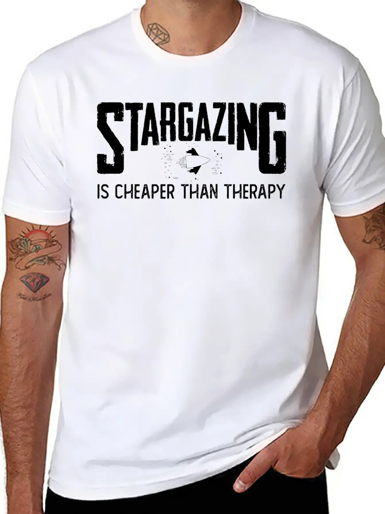 Astronomer Joke Astronomy Stargazing Stargazer Relaxed Everyday Tee – Lightweight And Durable Cotton