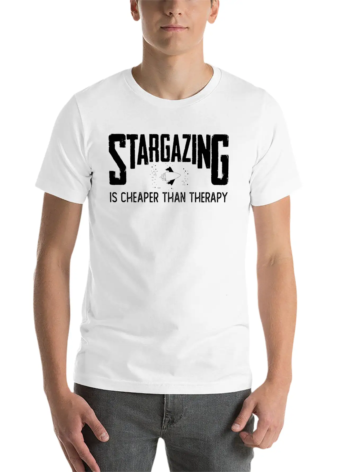 Astronomer Joke Astronomy Stargazing Stargazer Relaxed Everyday Tee – Lightweight And Durable Cotton