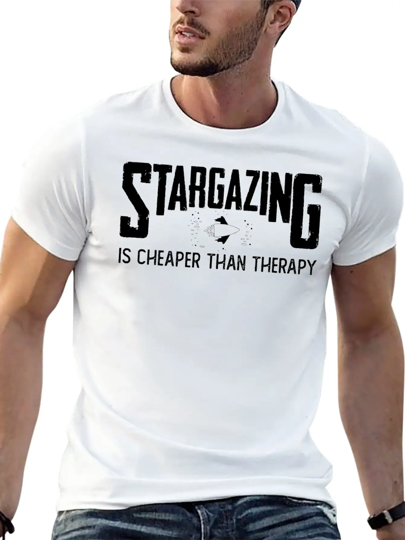 Astronomer Joke Astronomy Stargazing Stargazer Relaxed Everyday Tee – Lightweight And Durable Cotton