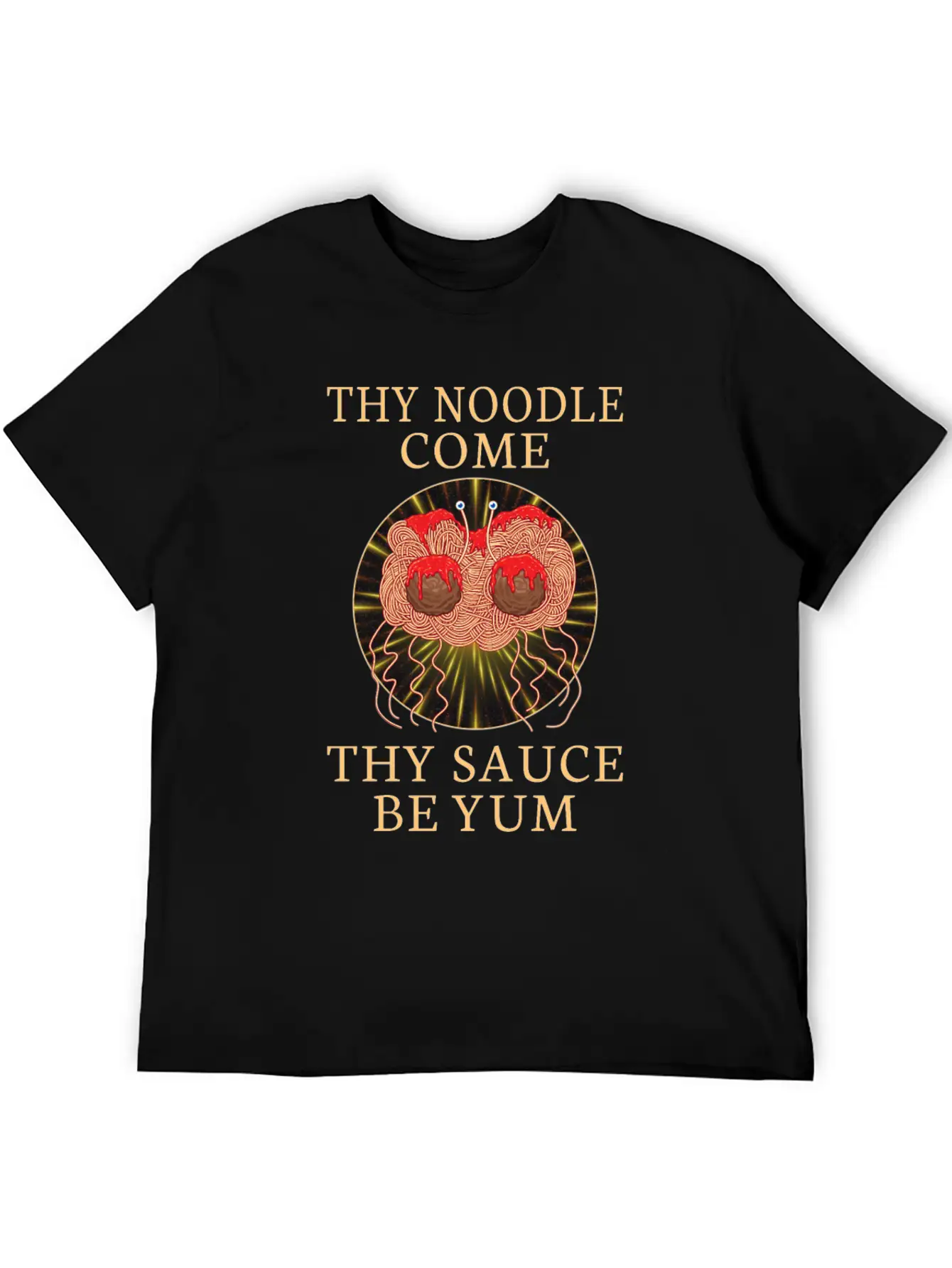 Atheist Atheism Flying Spaghetti Pastafarianism Unisex Casual T-Shirt – Clean Design For Daily Comfort