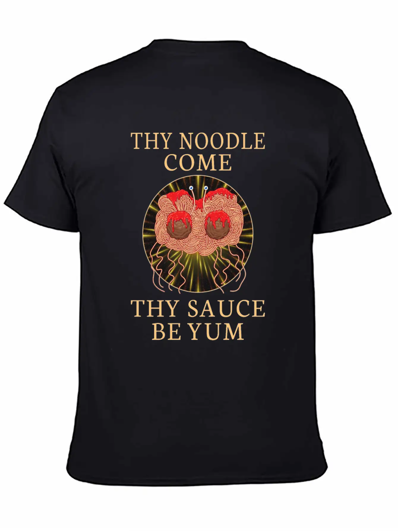 Atheist Atheism Flying Spaghetti Pastafarianism Unisex Casual T-Shirt – Clean Design For Daily Comfort