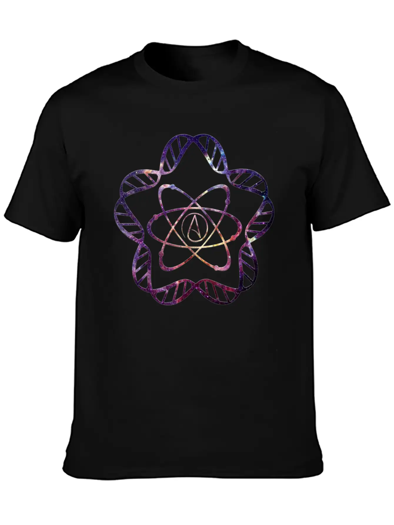 Atheist Star DNA Stylish Everyday T-Shirt – Unisex Basic Cotton Tee