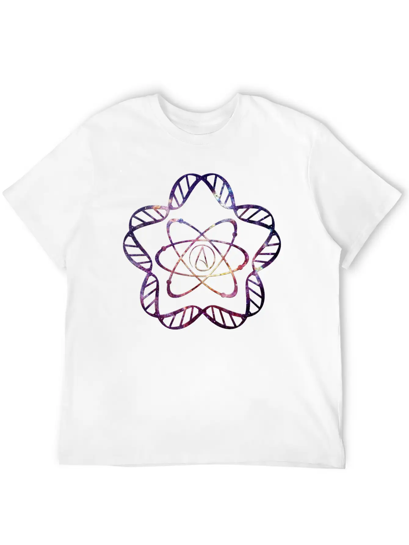 Atheist Star DNA Stylish Everyday T-Shirt – Unisex Basic Cotton Tee