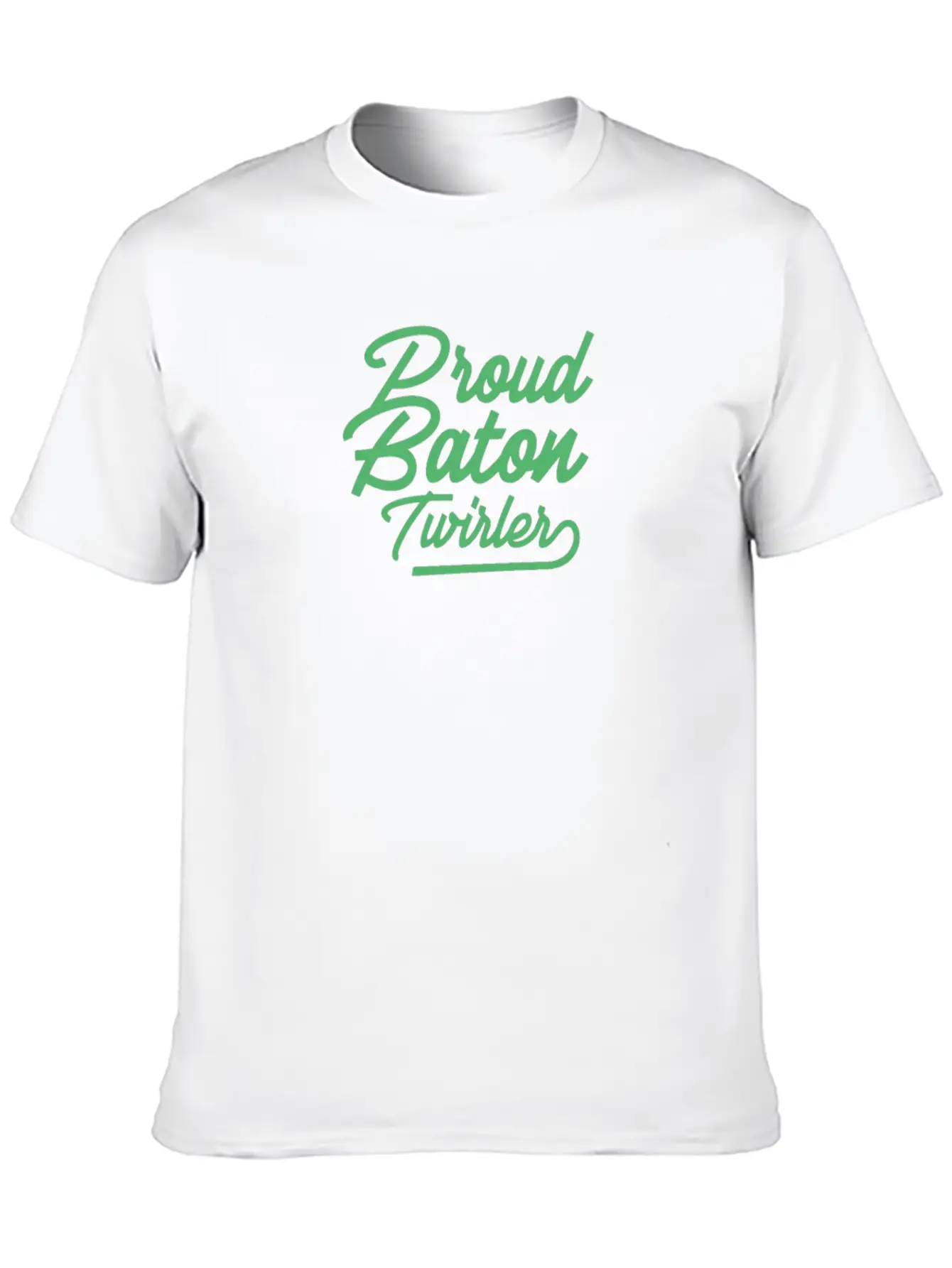 Athlete Baton Twirling Essential Cotton Tee For Daily Outfits – Unisex Style