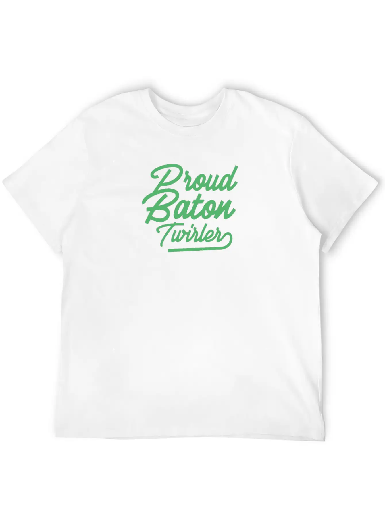 Athlete Baton Twirling Essential Cotton Tee For Daily Outfits – Unisex Style