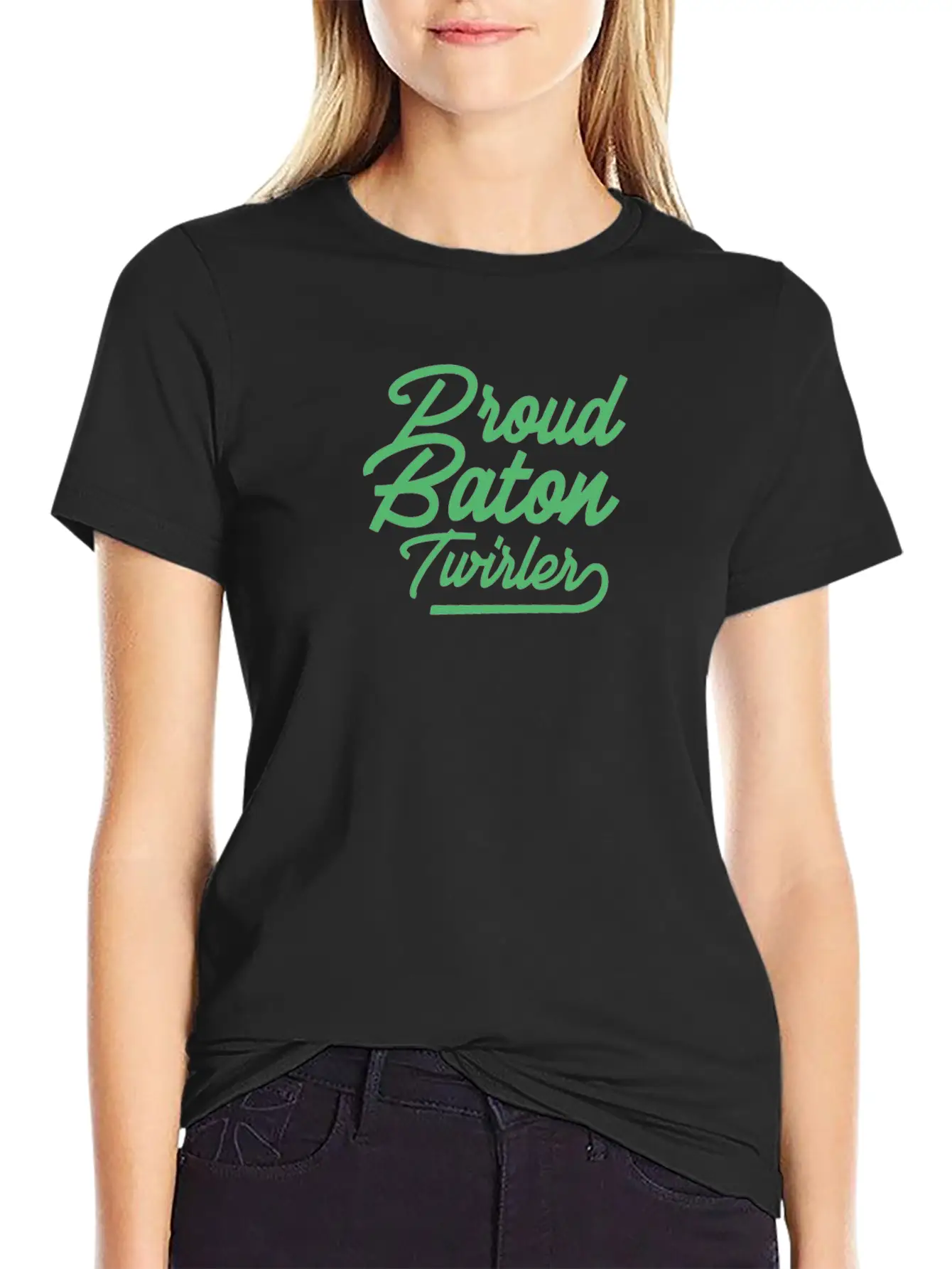 Athlete Baton Twirling Essential Cotton Tee For Daily Outfits – Unisex Style