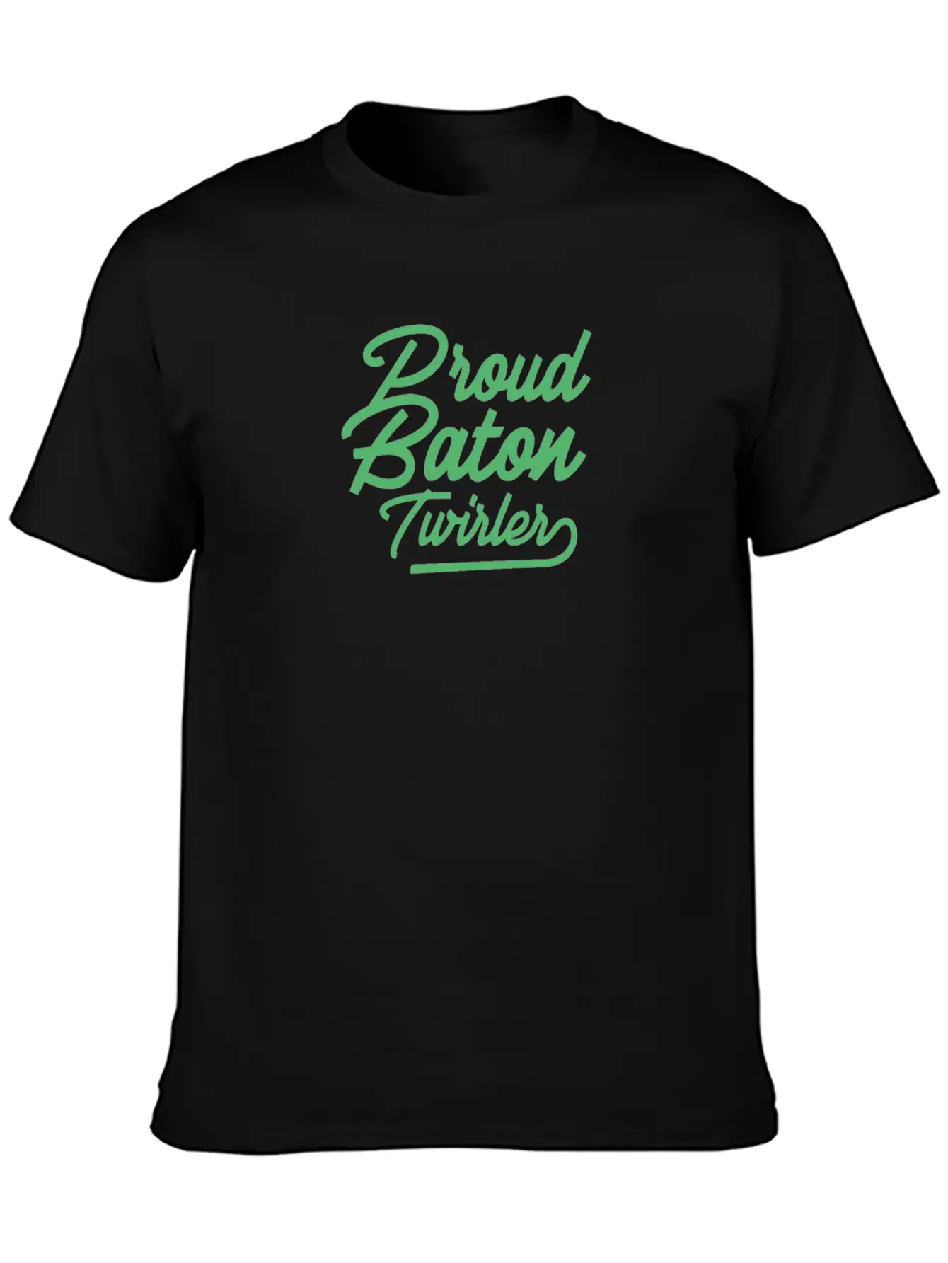 Athlete Baton Twirling Essential Cotton Tee For Daily Outfits – Unisex Style