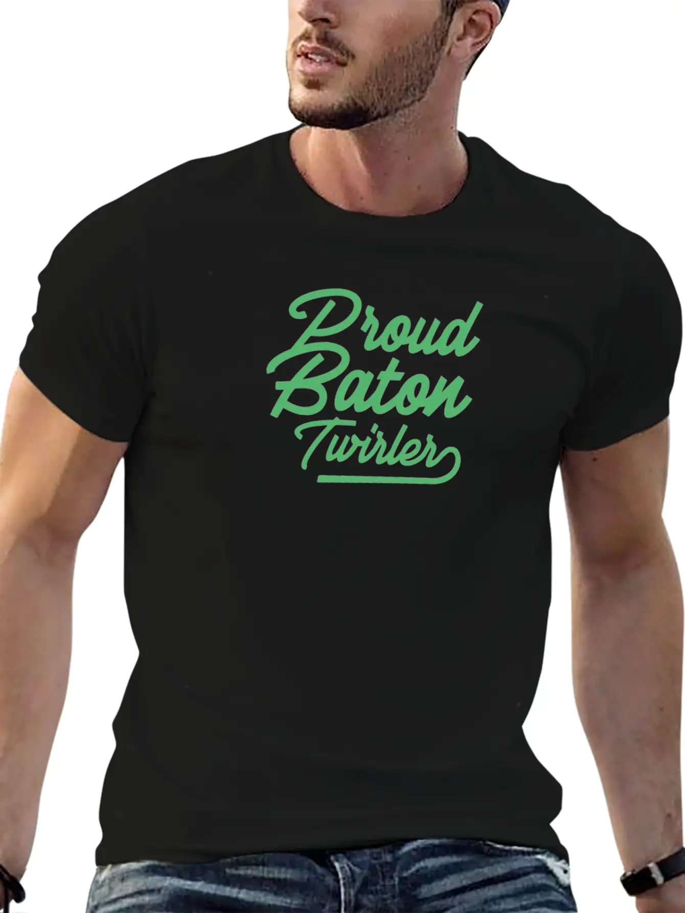 Athlete Baton Twirling Essential Cotton Tee For Daily Outfits – Unisex Style